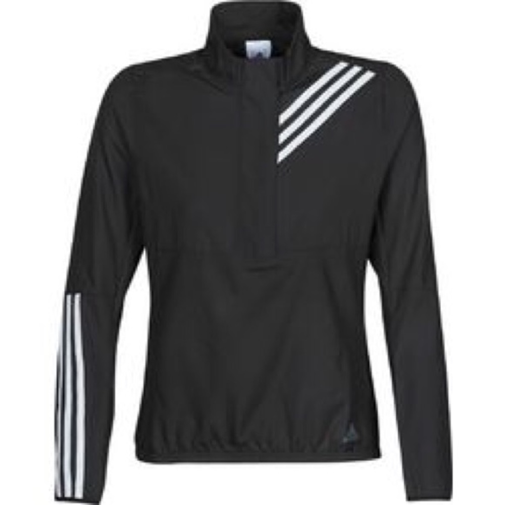 ADIDAS RUN IT 3-Stripes Anarak Jacket Top - Picture 8 of 8